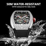 Carnival Men's Luxury Waterproof Wine Barrel Watch