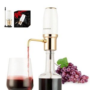 Electric Wine Aerator Dispenser with Rechargeable Decanter