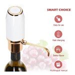 Electric Wine Aerator Dispenser with Rechargeable Decanter