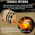 Custom Engraved Oak Aging Barrel for Spirits