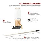 Electric Wine Aerator Dispenser with Rechargeable Decanter