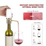 Electric Wine Aerator Dispenser with Rechargeable Decanter