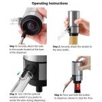 Electric Wine Aerator and Dispenser for Enthusiasts