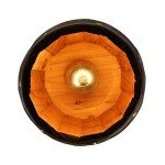 Rustic Antique Wood Wine Barrel Pendant Lamp