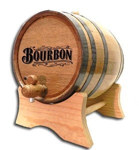 Personalized American Oak Bourbon Aging Barrel Set