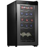 NutriChef Compact Mini Wine Cooler – 15 Bottles