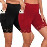 Cooling Anti-Chafing Satin Slip Shorts for Women