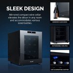 Compact 12-Bottle Thermoelectric Wine Fridge