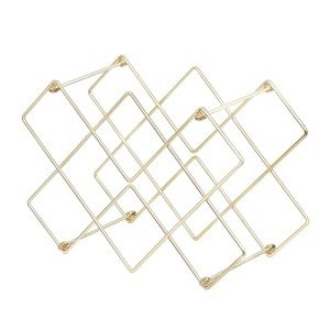 Glamorous Gold Countertop Wine Bottle Holder