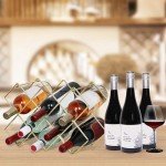 Glamorous Gold Countertop Wine Bottle Holder