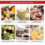Stainless Steel Wine and Juice Manual Press