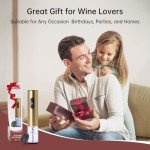 Rechargeable Electric Wine Opener with Foil Cutter