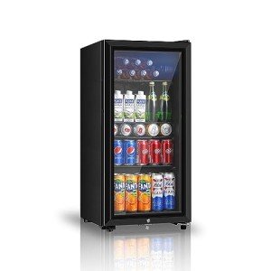 Saeoola 91L Mini Wine and Beverage Refrigerator