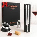 Electric Wine Opener with Foil Cutter - Silver