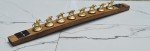 Walnut Barrel Stave Wine Rack for Cork Display