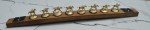 Walnut Barrel Stave Wine Rack for Cork Display