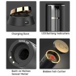 Electric Wine Opener with Foil Cutter - Silver