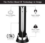 Electric Wine Opener with Foil Cutter - Silver