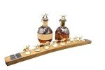Walnut Barrel Stave Wine Rack for Cork Display