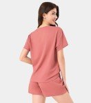 Rose Wine Women's Summer Pajama Lounge Set