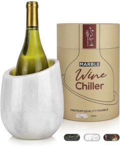 Gusto Nostro Marble Wine Chiller Bucket Gift