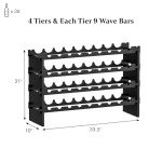 Bambloom Freestanding 36-B Wine Rack