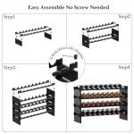 Bambloom Freestanding 36-B Wine Rack