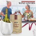 Gusto Nostro Marble Wine Chiller Bucket Gift