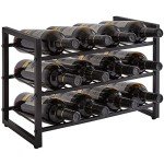 3-Tier Metal Wine Rack for Countertop Storage