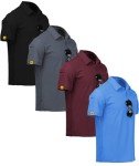 Men's Polo Shirt Set - 4 Cool Colors