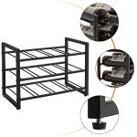 3-Tier Metal Wine Rack for Countertop Storage