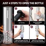 Electric Wine Opener Gift Set with Aerator