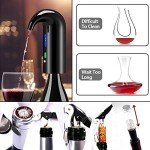 Higfra USB Electric Wine Aerator with Corkscrew