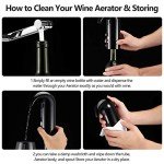 Higfra USB Electric Wine Aerator with Corkscrew