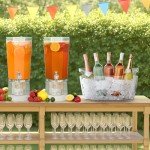 Large Ice Bucket Set for Wine and Parties