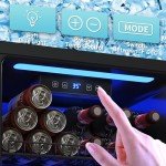 Mini Glass Door Beverage Cooler with Digital Display