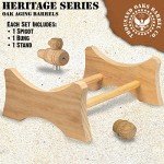 Wooden Stand and Spigot for 5 Gallon Barrels