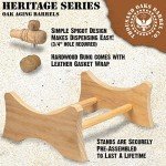 Wooden Stand and Spigot for 5 Gallon Barrels