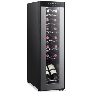 NutriChef Digital Touch Wine Cooler for 14 Bottles