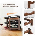 Bamboo 3-Tier Wine Rack for 12 Bottles