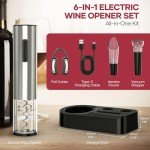 Rechargeable Electric Wine Opener Gift Set