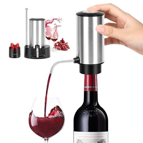 Electric Wine Aerator and Dispenser Gift Set