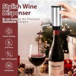 Electric Wine Aerator and Dispenser Gift Set