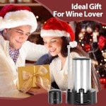 Electric Wine Aerator and Dispenser Gift Set