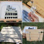 Wicker Picnic Basket Set for Wine Lovers