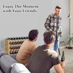 Stackable Bamboo Wine Rack for 36 Bottles
