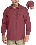 Men's UPF 50+ Long Sleeve Sun Protection Shirt