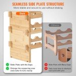72-Bottle Bamboo Wine Rack for Stylish Storage