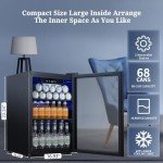 Mini Wine & Beverage Cooler for Home or Bar