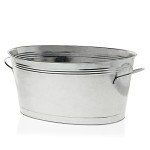 Rustic Galvanized Beverage Tub - 6.3 Gallon